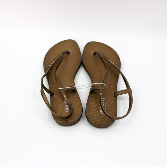Old Navy Women's Rhinestone-Embellished Flip-Flops Size 10 - Picture 3 of 5